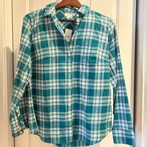 NWT J.Crew lightweight flannel | Size Small
